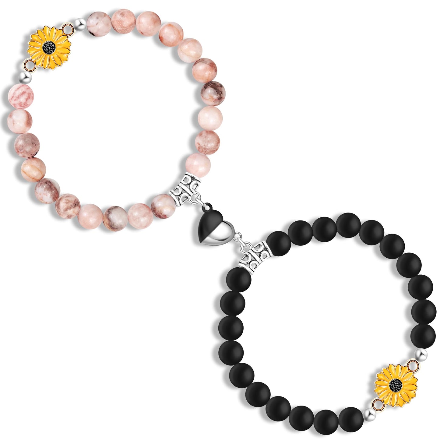 Bracelets for Couple Sunflower